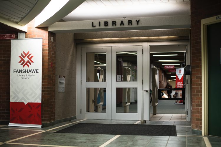 Fanshawe College Library entrance