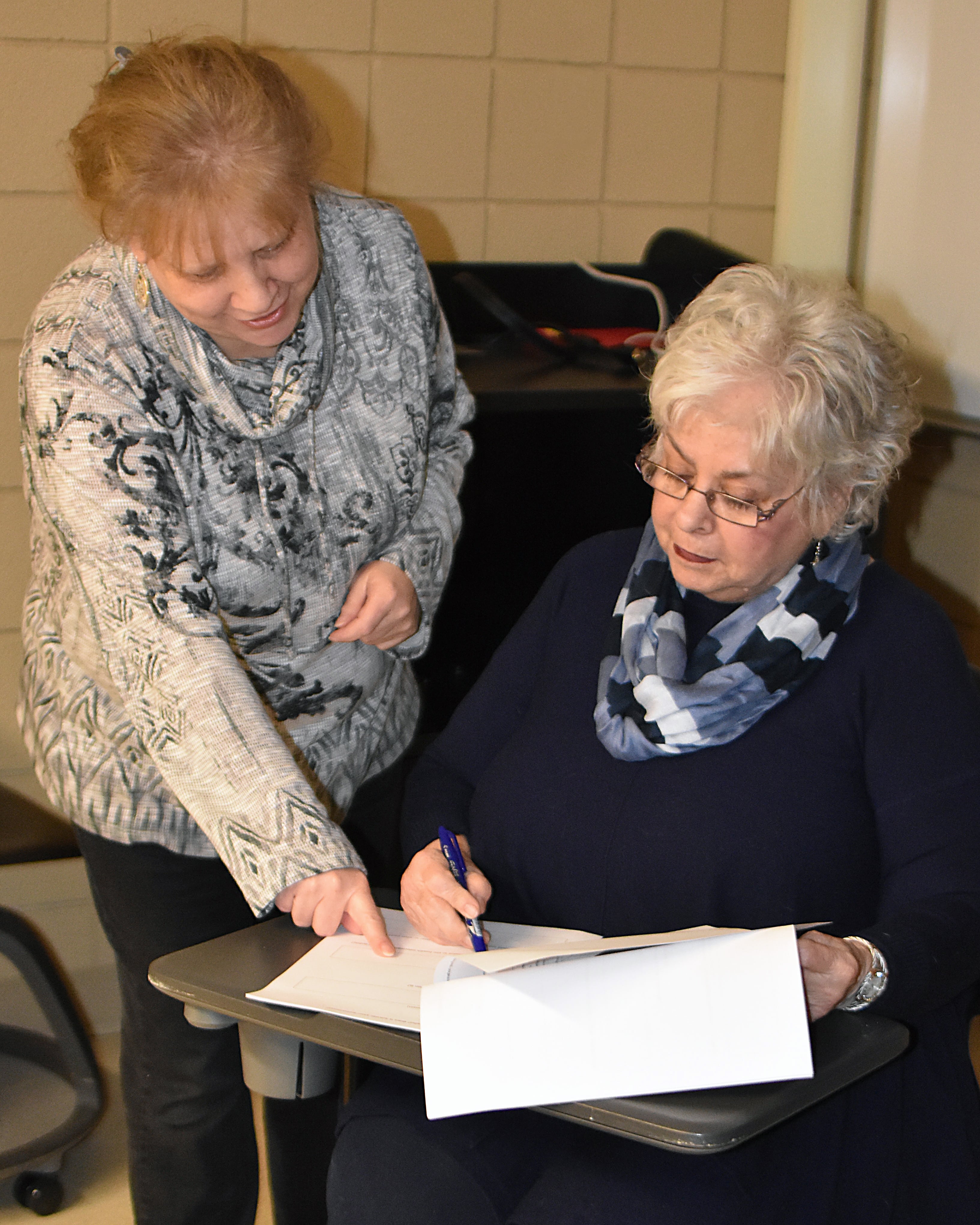 Aîné participant au sondage