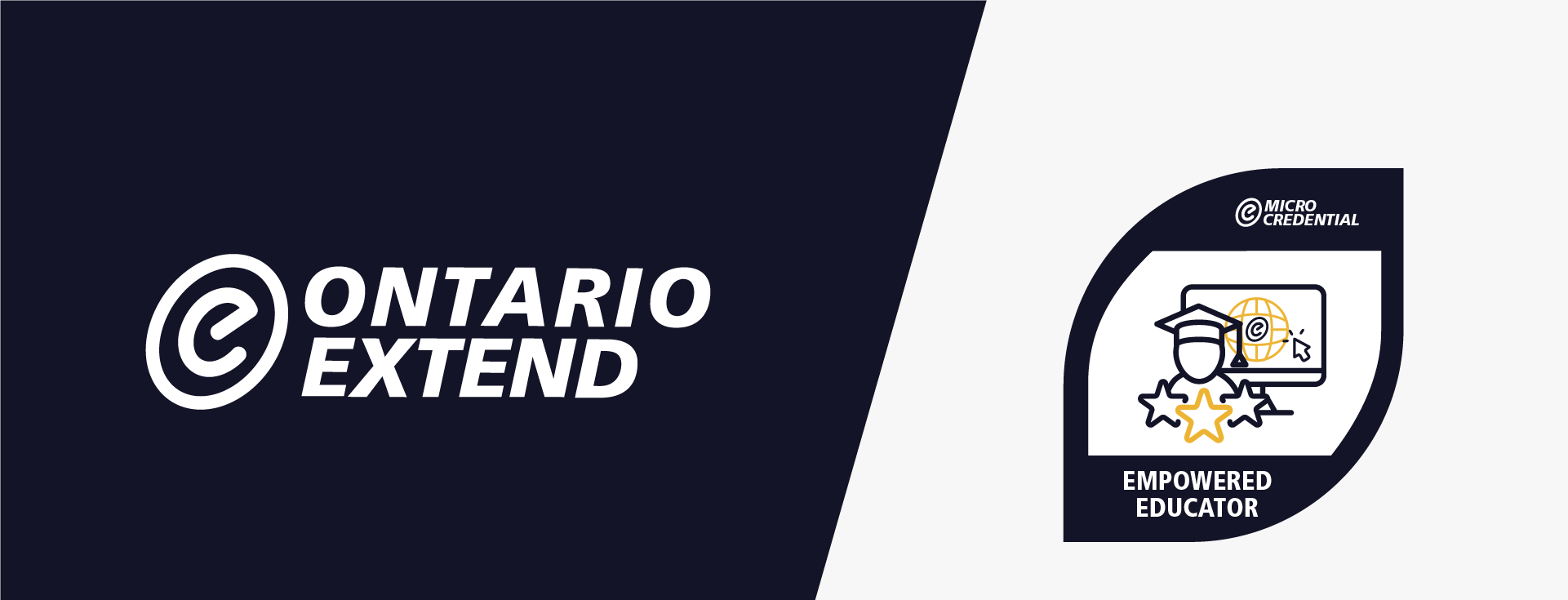 Ontario Extend logo with a micro-credential